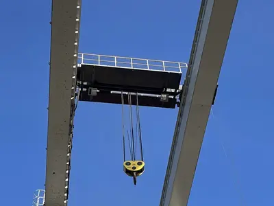 USED SWF GANTRY CRANE 70 TON + 5 TON X 25 METER