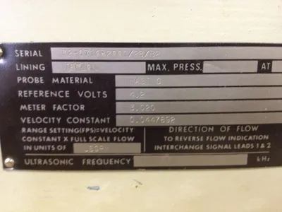 Fisher Porter 3"-150 Magnetic Flowtube