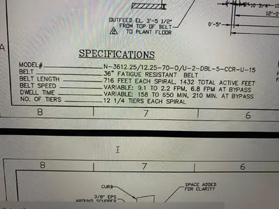 NORTHFIELD Freezer Spiral Conveyors | Envoy Equipment LLC (2)