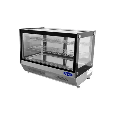 New | in-Stock Atosa New Atosa CRDS-56 Countertop Refrigerated Display Square, 5.6 Cu Ft Display Refrigerators Illinois US | Falcon Restaurant Supply #1375246