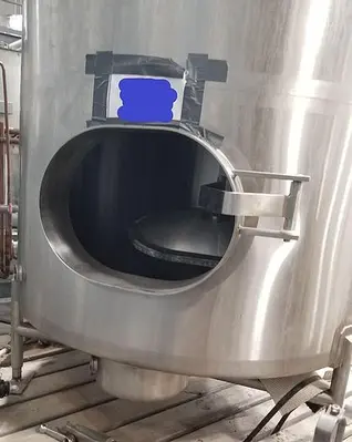 Tank, 600 Gallon, S/st, CIP spray ball, Vertical #A742998