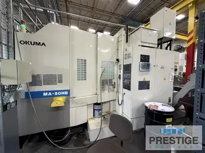 Used OKUMA MA-50HB Horizontal Machining Centers New York US | Prestige Equipment #1493499