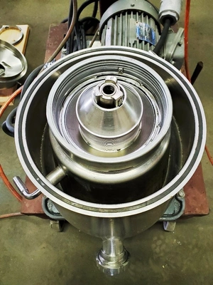 Westfalia SAOOH 205 pilot plant separator, 316SS.