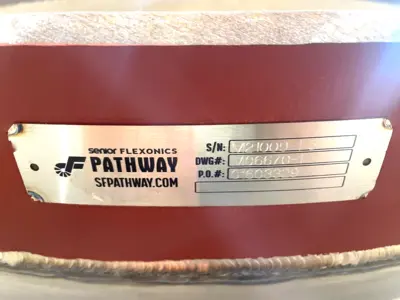 USED SF PATHWAY EXPANSION JOINT BELLOWS