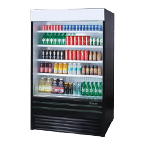 Turbo Air TOM-48EB-N 48" Vertical Open Air Cooler w/ (5) Levels, 115v