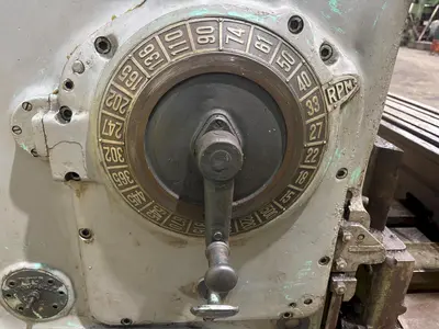 #3 KEARNEY & TRECKER MILWAUKEE MODEL #3 VERTICAL MILLING MACHINE 64" x 13" x 10 HP: YOBRO #24458