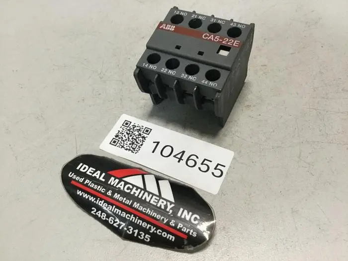 Used ABB CA5-22E PLC Contactors Michigan US | Ideal Machinery #700721