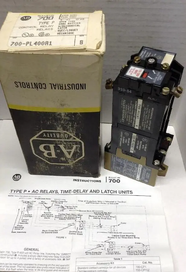 Used ALLEN BRADLEY 700-PL400A1 Miscellaneous Equipment (Electrical & Power) | Surplus Asset Holdings #1204078