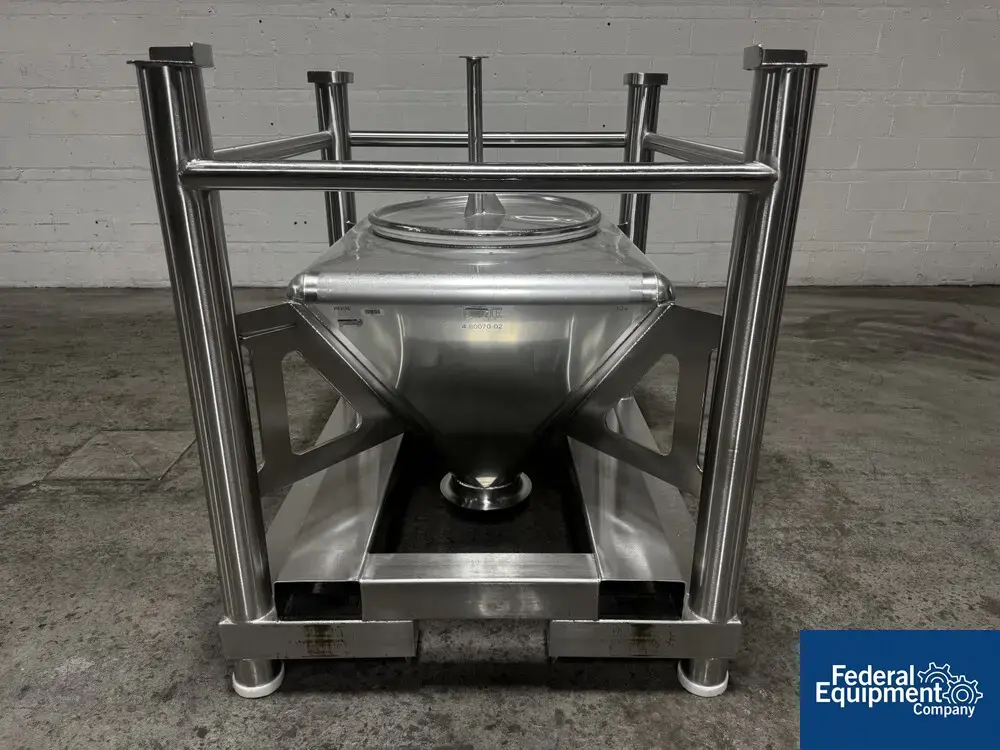 TOTE Systems 200 Liter Tote Systems Stainless Steel Tote