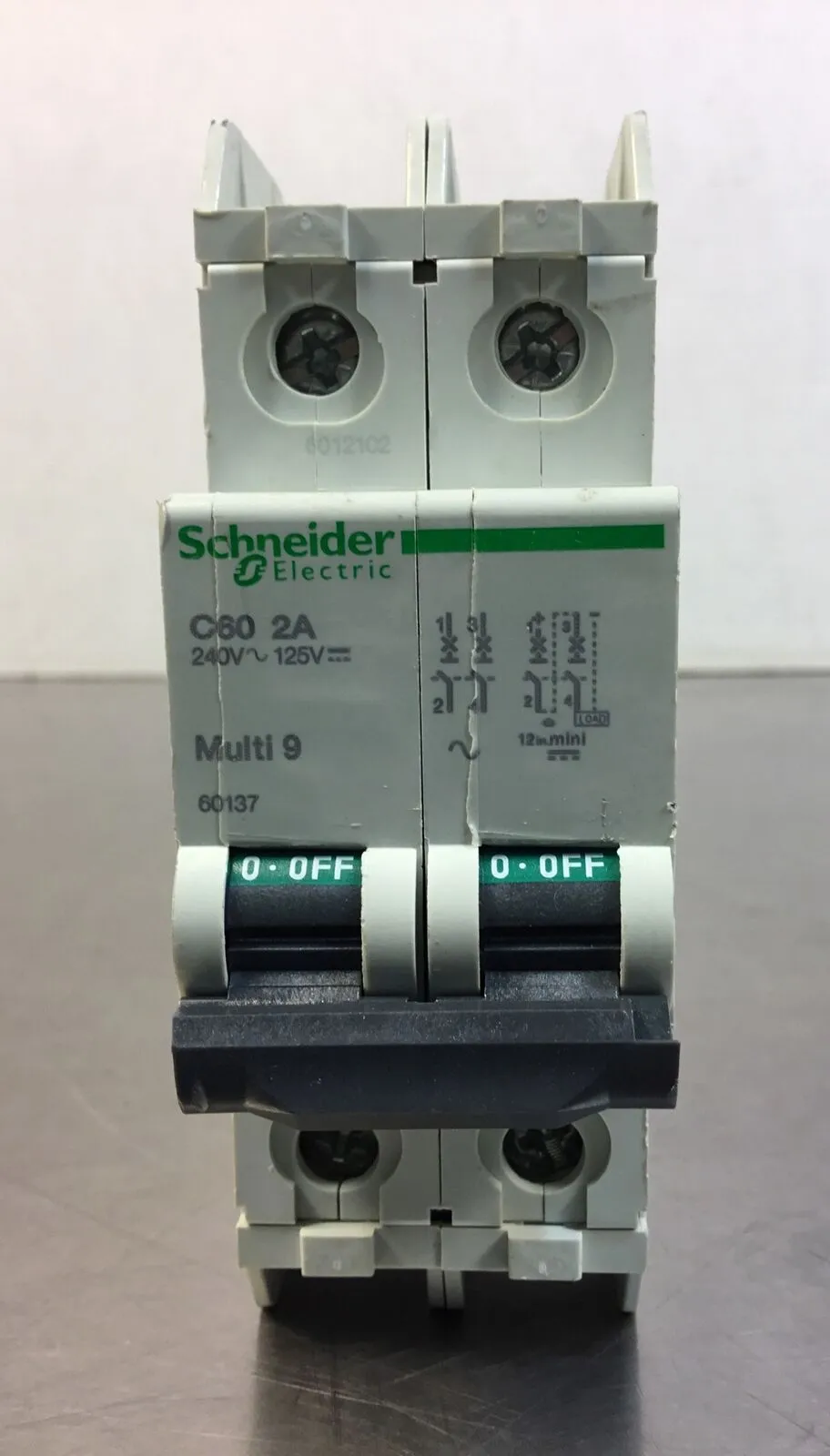 Schneider Electric 60137 Multi 9 Circuit Breaker C60 2A 4D