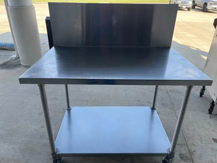 Used Falcon Restaurant Supply Used 48" x 30" Stainless Steel Table - FG6 - SS350 Food Prep Tables Illinois US | Falcon Restaurant Supply #1374651