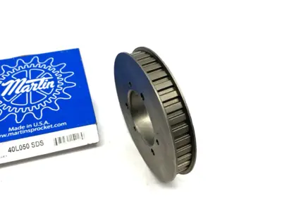 New | in-Stock Martin Synchronous Sprocket, QD Bushed, 0.375" Pitch, 40-Teeth Miscellaneous Equipment (Metalworking) Michigan US | Maverick Industrial Sales #1419710