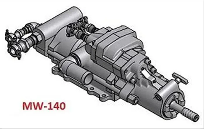 New | in-Stock WOLF MW-140 DRIFTER (TOP HAMMER) FOR ECM-350 Drilling Attachments California US | East West Machinery & Drilling #1415582
