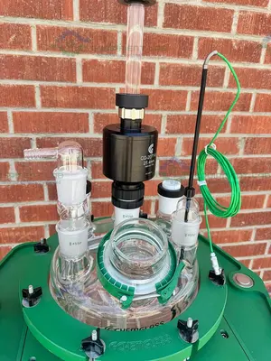 New | in-Stock 2020 CHEMGLASS 50 LITER JACKETED GLASS REACTOR W/ ZERO DEAD SPACE DRAIN VALVE MFG 20 Reactors California US | Equipment Lab #1266141