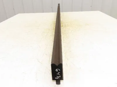Press Brake Die 64-15/16" Long 90° V 1/2" Tang 1-1/8" W 2-9/32" W