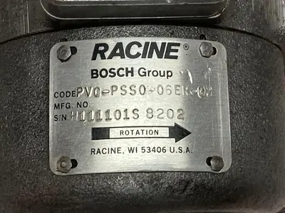 New | in-Stock RACINE PV0-PSS0-06ER-02 Pumps | Surplus Asset Holdings #1206349