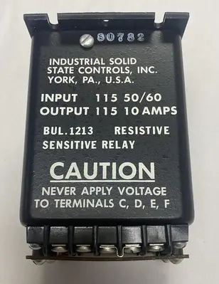New | in-Stock INDUSTRIAL SOLID STATE CONTROLS 80782 Miscellaneous Equipment (Electrical & Power) | Surplus Asset Holdings #1188779