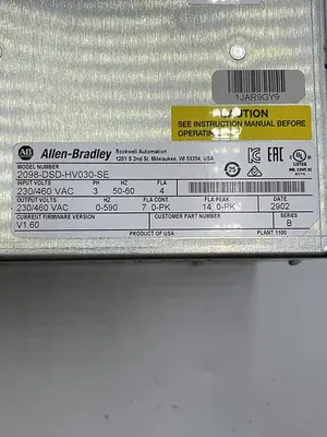 USED ALLEN-BRADLEY ALLEN-BRADLEY 2098-DSD-HV030-SE SERB