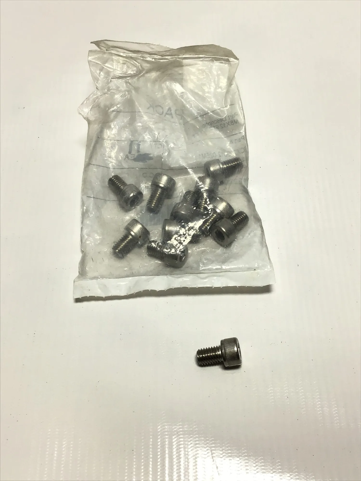 Allen Bolts SS SCX208012-025M1 (Lot of 11)