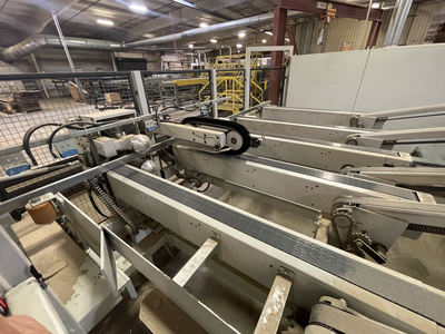 Weinig Optisaw System with Luxscan Combiscan and 3 Opticut 450 Quantum