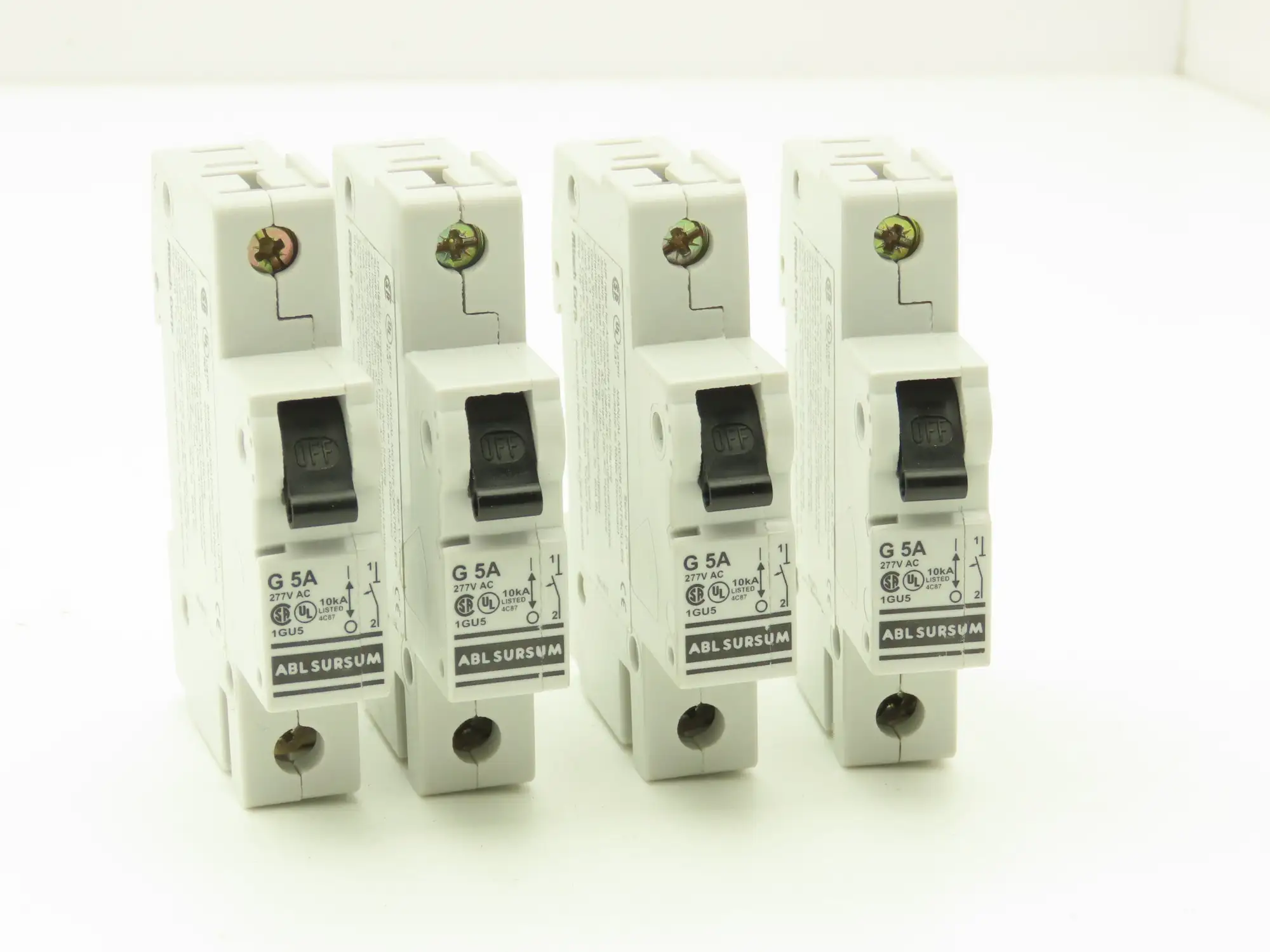 ABL Sersum 1GU5 G 5A  277VAC Manual Motor Controller 1 Pole Lot of 4