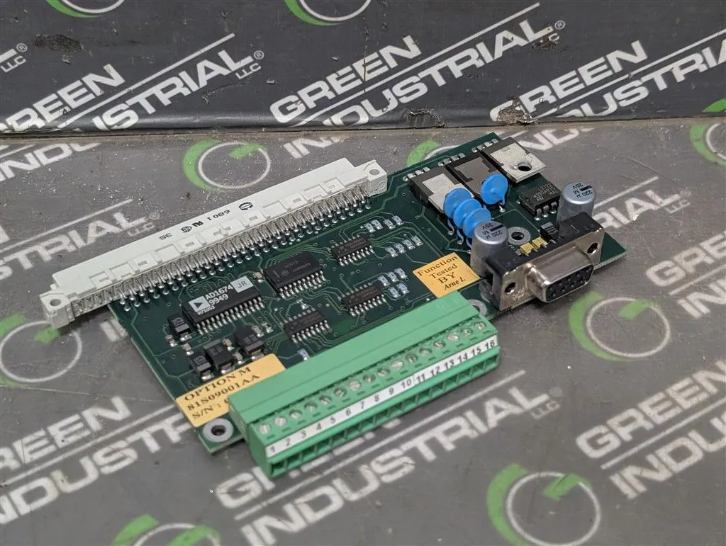 GME / Atlas Copco 81S09001AA Servo Controller Option Board Used