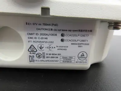 Aruba APEX0577 WiFi 6 Outdoor Wireless Access Point 802.11ax Weatherproof