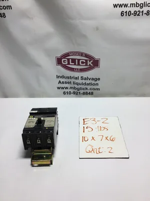 Square D FA34020 Circuit Breaker 3 Pole Type FA S2 250/480V 20A 50/60Hz