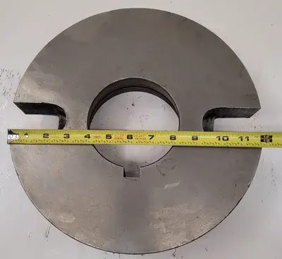 12" FACE PLATE W/ L-2 MOUNT (OVERALL DIAMETER: 12", CENTER HOLE OD: 7.75", CENTER HOLE ID: 5.25")
