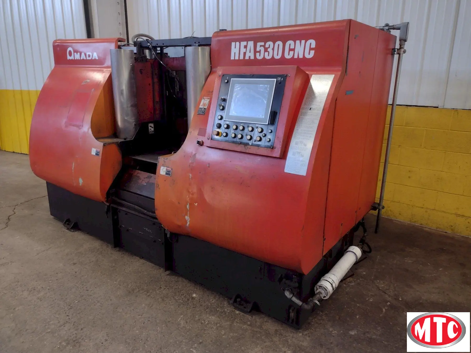 21" x 21" AMADA MODEL HFA530CNC AUTOMATIC HORIZONTAL BANDSAW