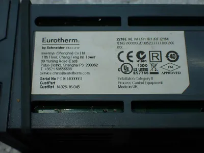 Used EUROTHERM 2216E/AL/VH/R1/R1/RF/2YM/ENG/XXXXX/EU0523 Temperature Controls Ohio US | HGR 24 #802927