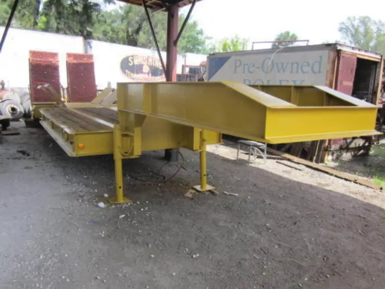 Used A PLUS 40 TON REAR LOADING LOWBOY TRAILER Lowboy Trailers Florida US | USA Transequipment #1542558