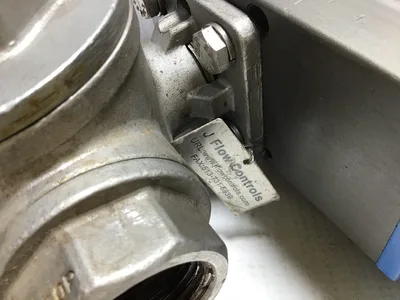 Valbia SR 75 Ball Valve With Pneumatic Actuator P.max 8 bar Set 05