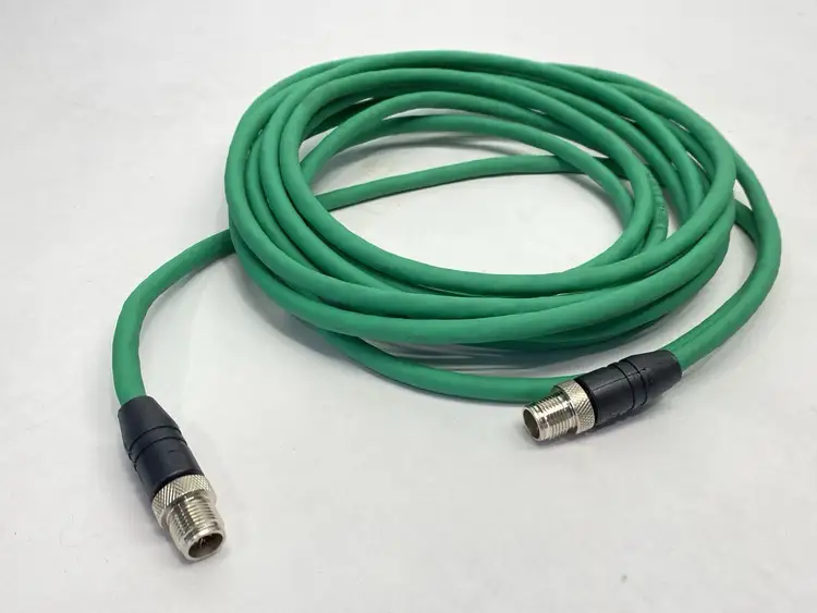 New | in-Stock Lumberg Industrial Ethernet Cordset M12 5m Cable & Wire Michigan US | Maverick Industrial Sales #1393193