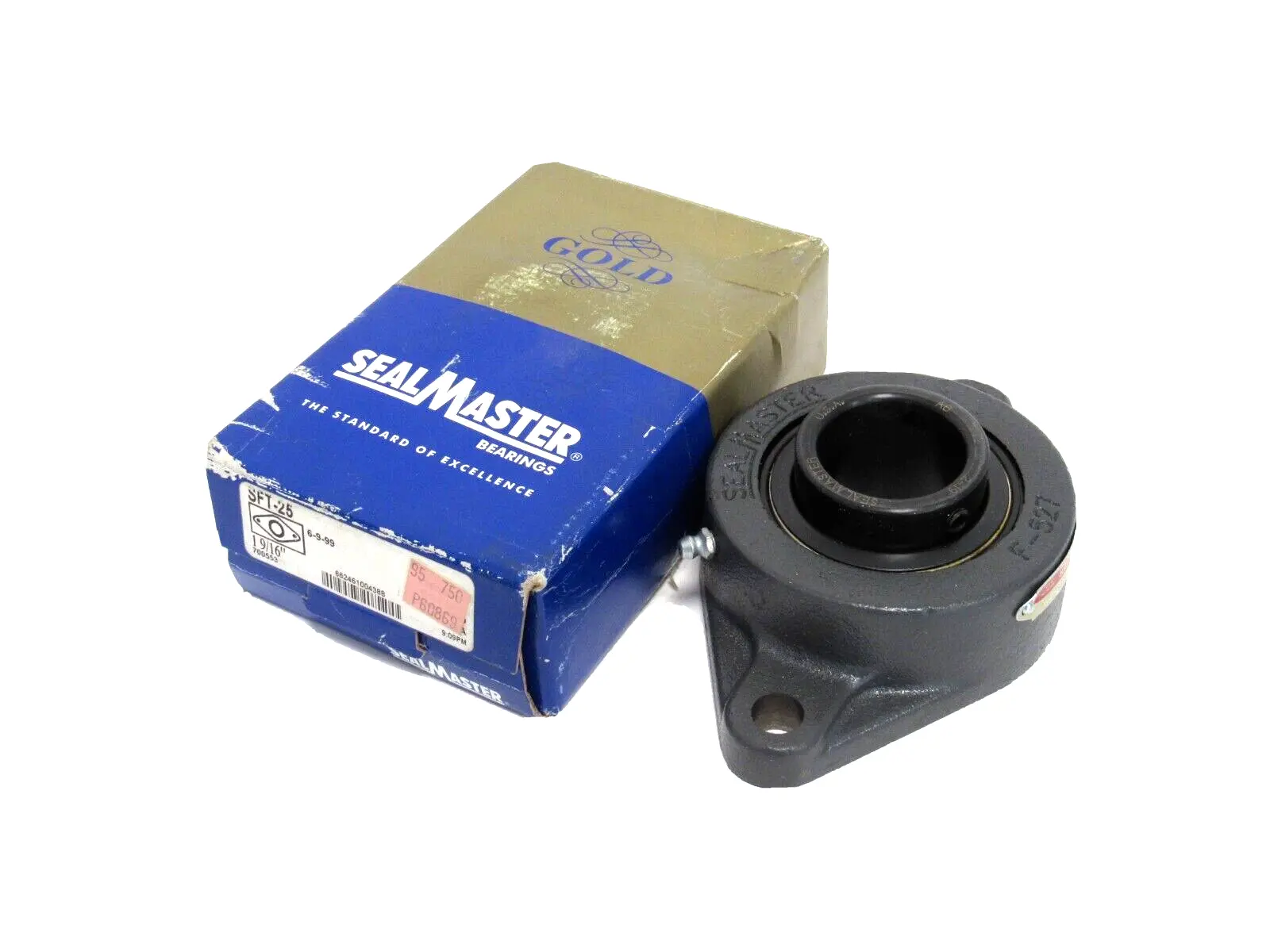 NEW SEALMASTER SFT-25 FLANGE BEARING 2-BOLT 1-9/16" BORE 700553 SFT25