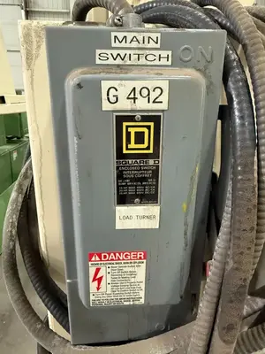 CHV HYDRAULICS 180° PLYWOOD ROTATOR/REPOSITIONER, 6000 LBS MAX. CLAMP WGT, 600V, 60HZ