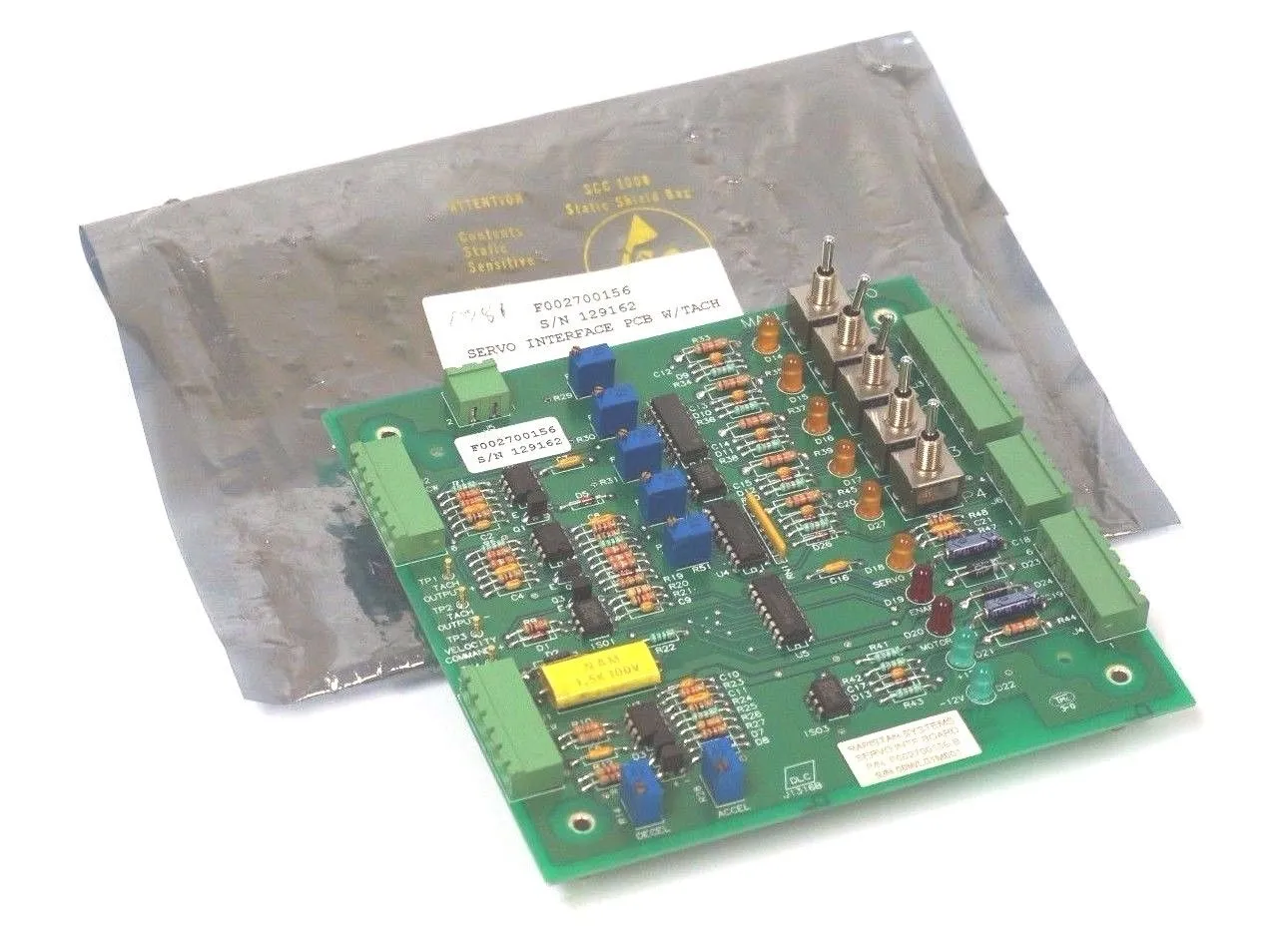 NEW RAPISTAN SYSTEMS F002700156-B SERVO INTF BOARD F002700156