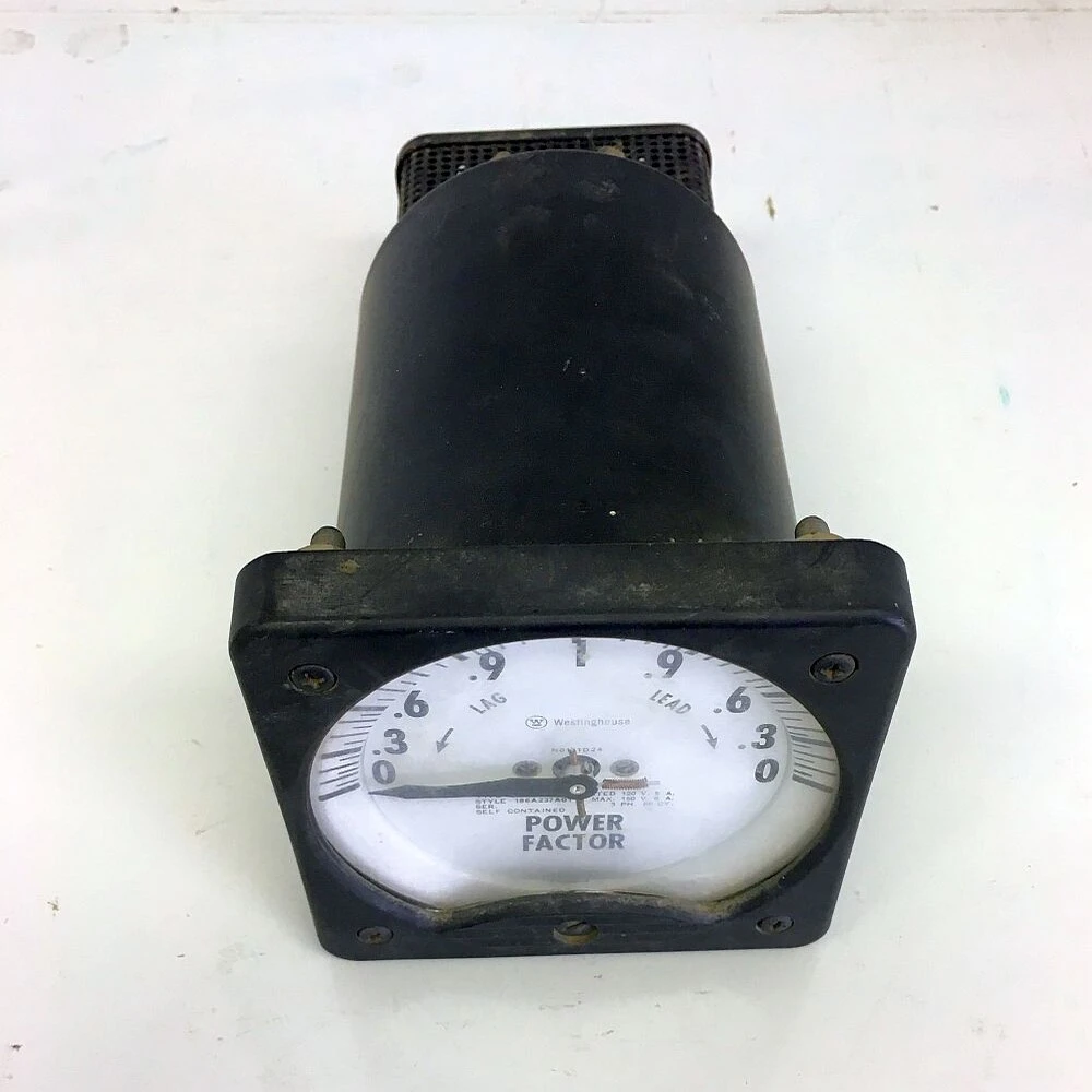 Westinghouse Power Factor Analog Meter
