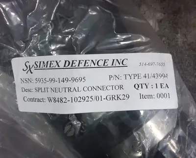 NEW SIMEX DEFENCE INC. 41/43994
