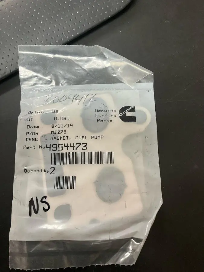 CUMMINS FUEL PUMP GASKET 4954473