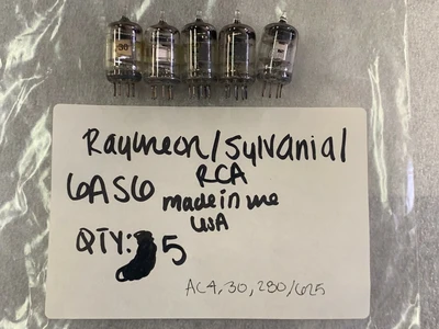 USED RAYTHEON/SYVANIAL/RCA 6AS6
