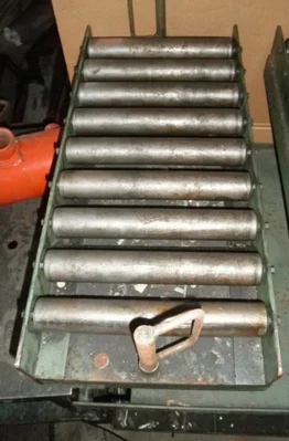 2000 Lb. LEXCO Die Handler w/30" x 36" Roller Top, Adjustable Height