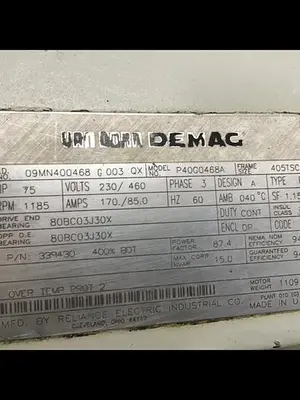 USED RELIANCE ELECTRIC P40G0468A