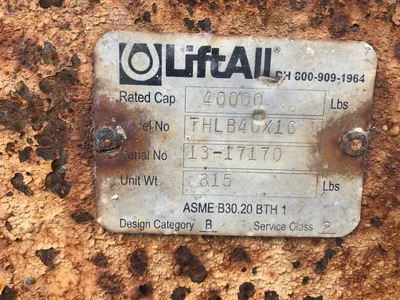 Lift-All Twin Hoist Lifting Beam Rated 20 TON – THLB40X10