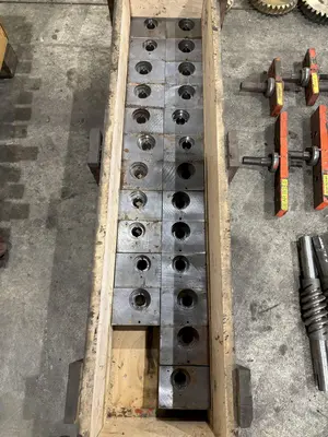 2.5" DAHLSTROM ROLLFORMER PARTS, SHAFT ARBORS, GEARS, SIDE PASSES & MORE: STOCK #22621