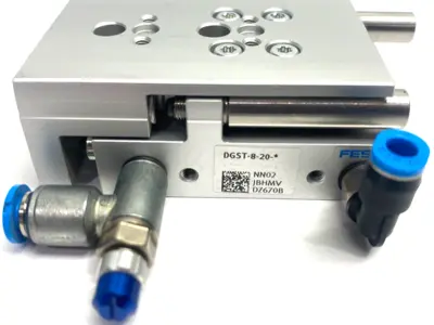 USED FESTO PNEUMATIC MINI SLIDE ACTUATOR 8MM PISTON 20MM STROKE 8085111