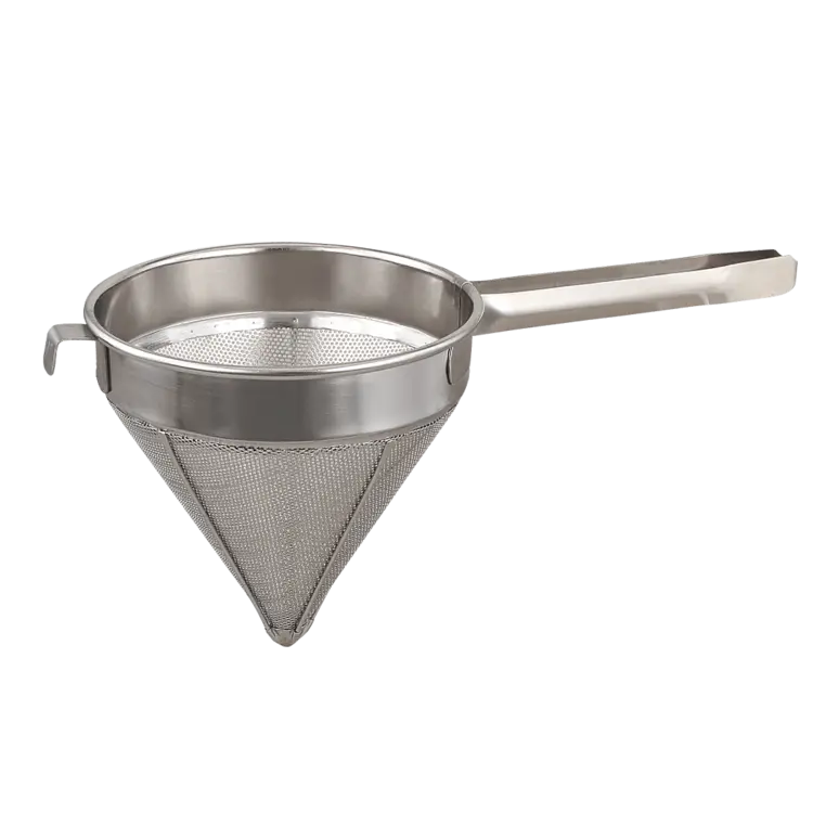 New | in-Stock Browne New Browne Soup Strainer, Fine Mesh, 12"/30.5cm, 6.8qt/6.4L, Stainless, 18/8 (575412) Strainers/Shakers-Food Illinois US | Falcon Restaurant Supply #1375055