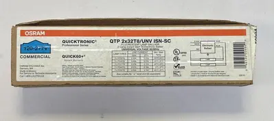 New | in-Stock OSRAM QTP2X32T8/UNV ISN-SC Lighting | Surplus Asset Holdings #1226579