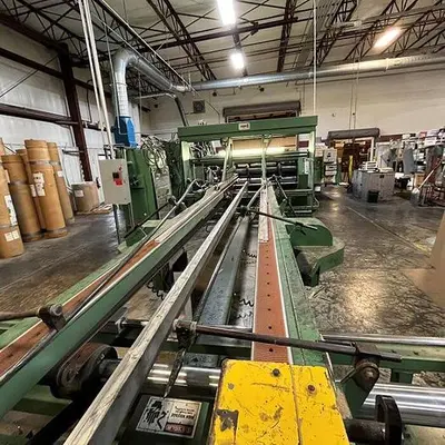 50” x 110” Serenco 2 Color Flexo Folder Gluer