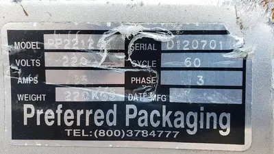 USED PREFERRED PACKAGING SYSTEMS PP221248